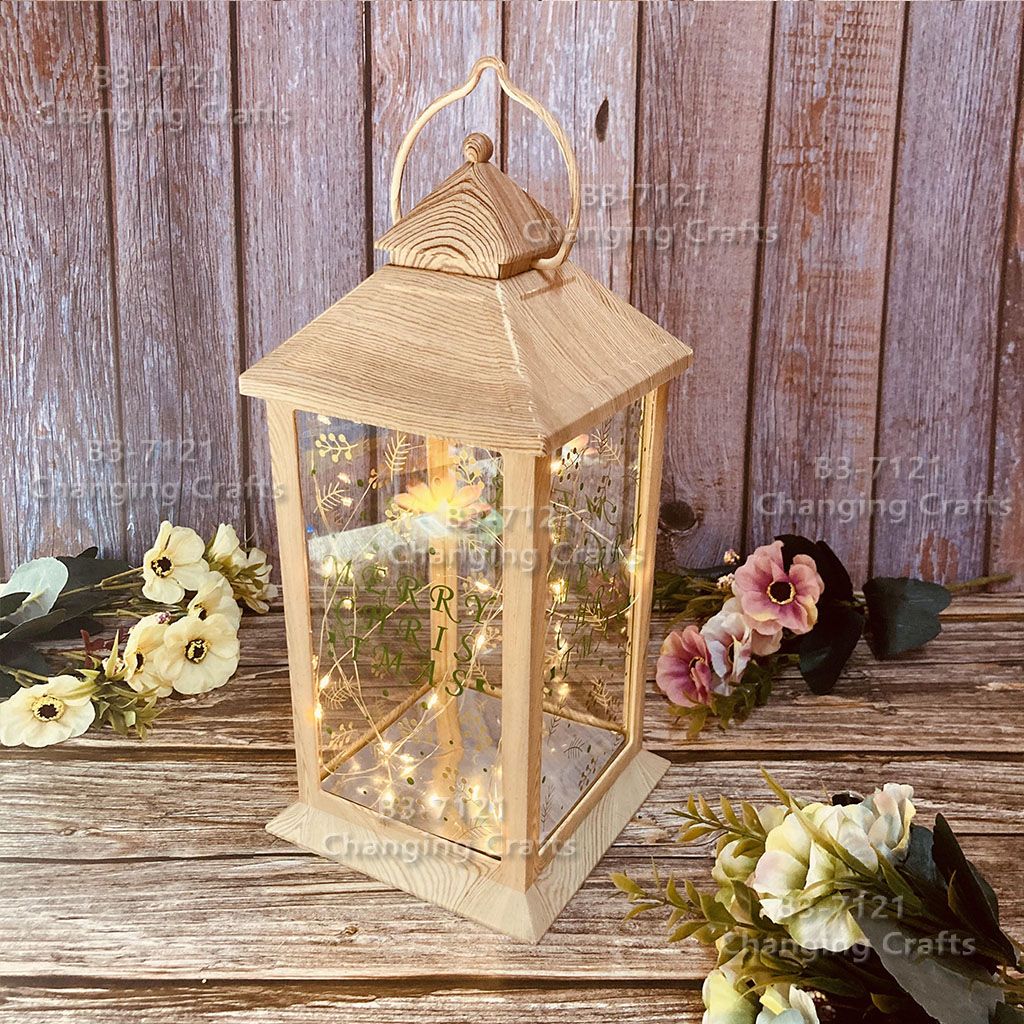 Cross-border wholesale of Christmas wind lamps, LED electronic candles, table lamps, night lights, antique horse lanterns, decorative craft ornaments