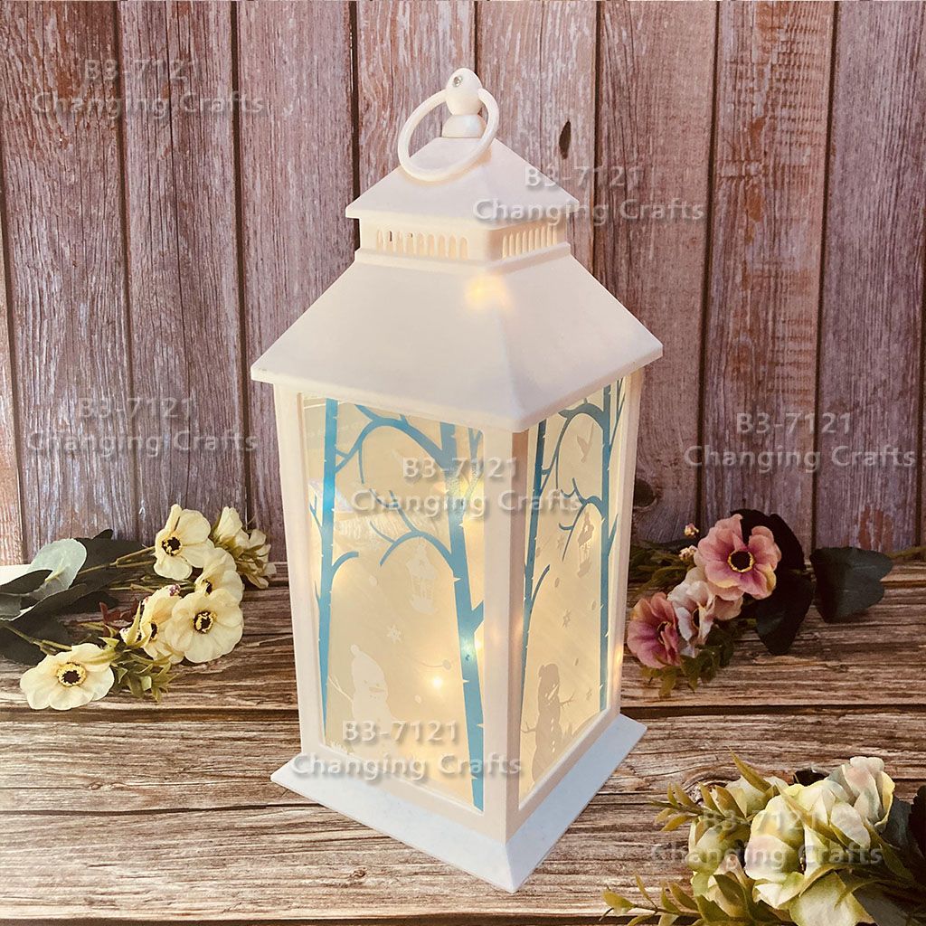 Christmas wind light, large black Nordic simple plastic glass windproof candle holder, romantic wedding decoration piece