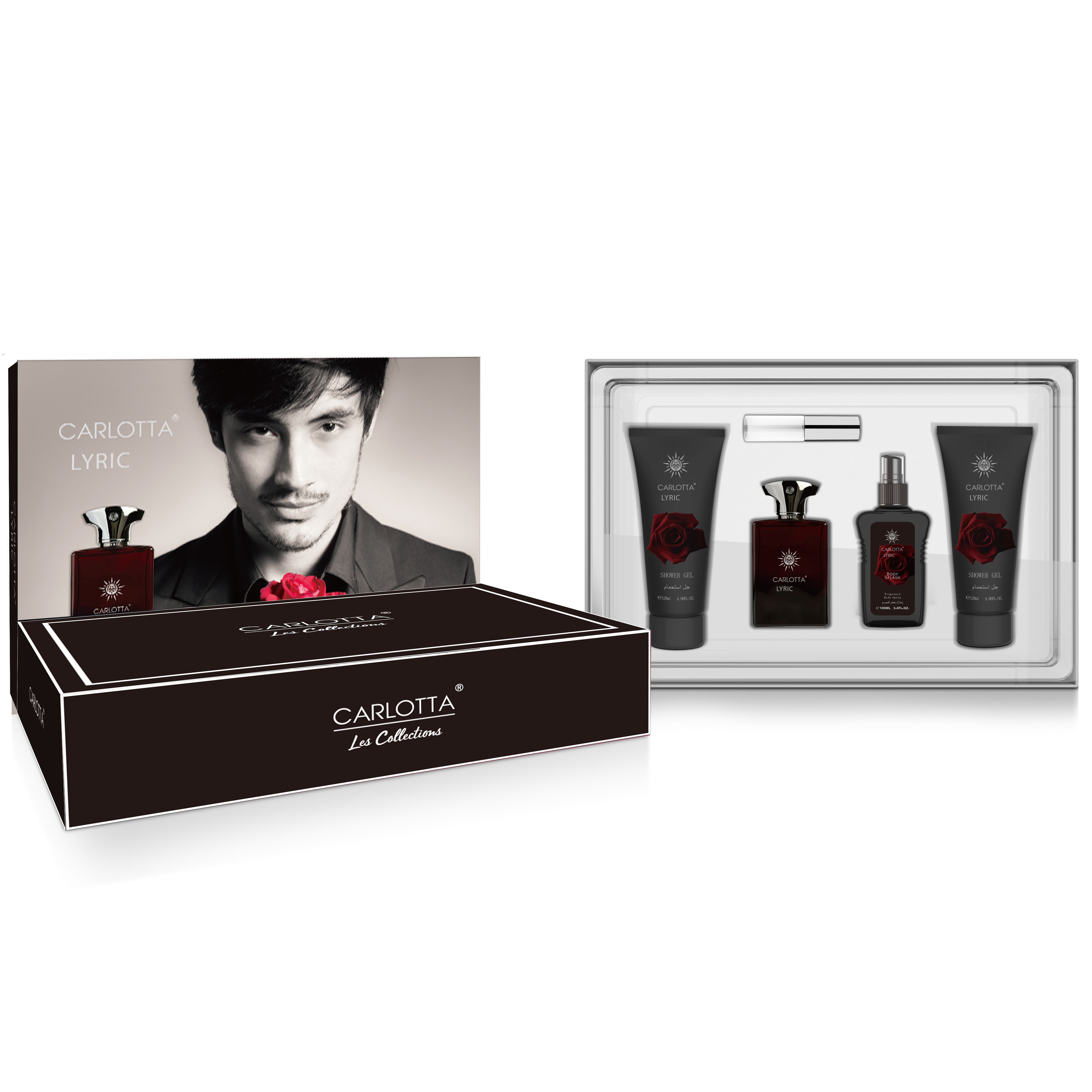 New men's perfume gift box rose enchantment language five sets