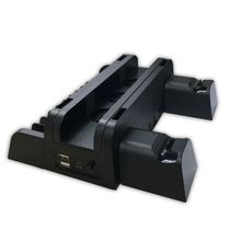 IPLAY PS4/SLIM/PRO three-in-one multi-function cooling base Cooling fan + disk rack + dual charge