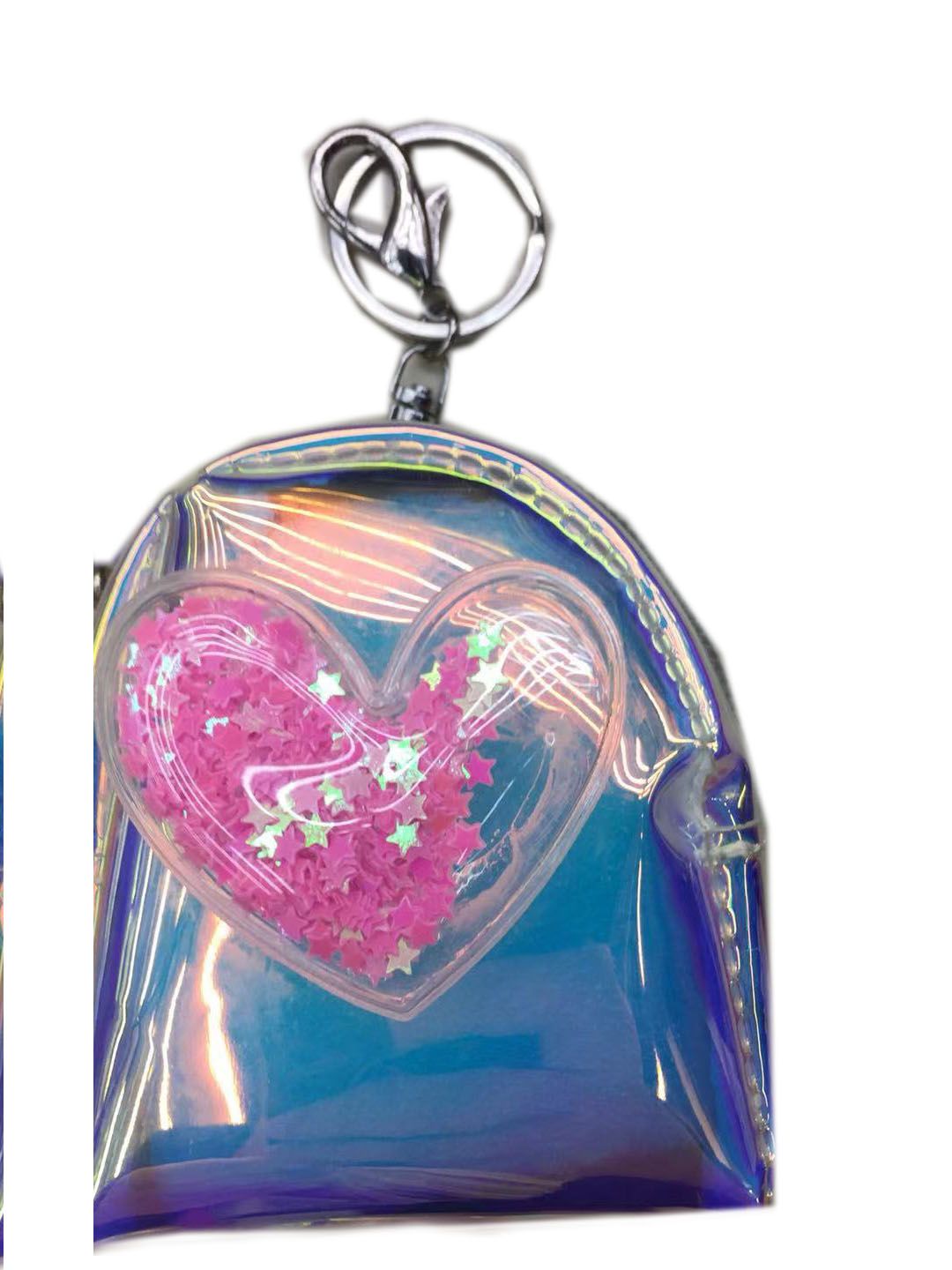 Faber Baodi BD210317-1 Love peach coin wallet key chain Specification drawing