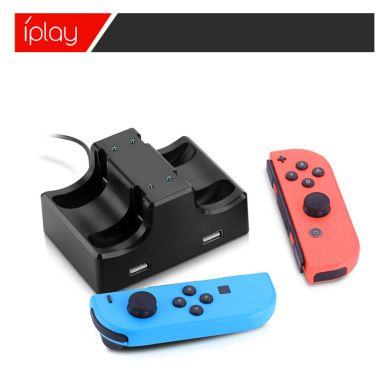 Nintendo Switch controller four-in-one charger, NS four-in-one charger, four small controller mounts, left and right controller mounts Specification image