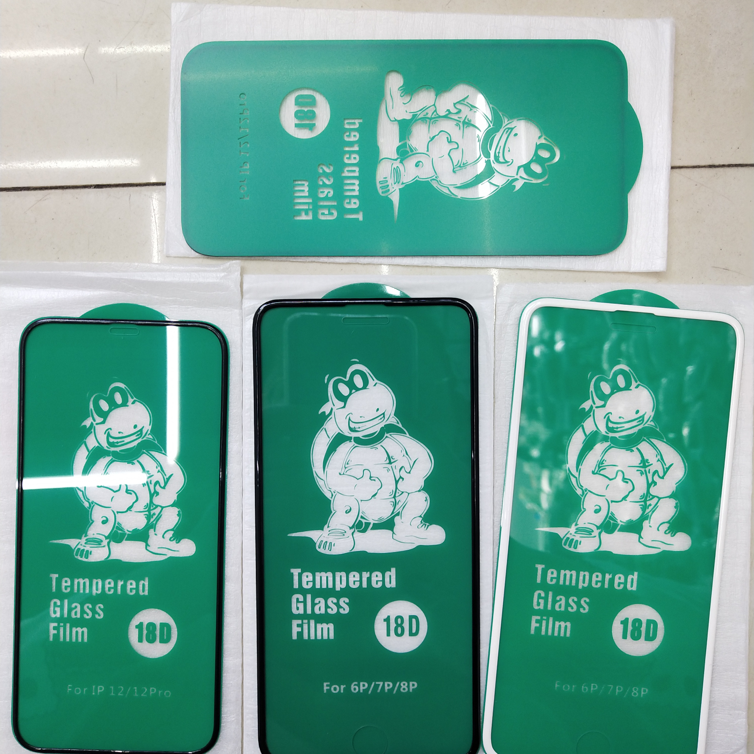 18D film turtle negative mobile phone tempered film bare film