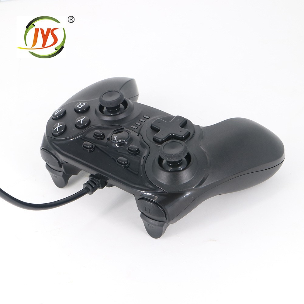 The Nintendo SWITCH wired controller features a screenshot and vibration function detail image 2