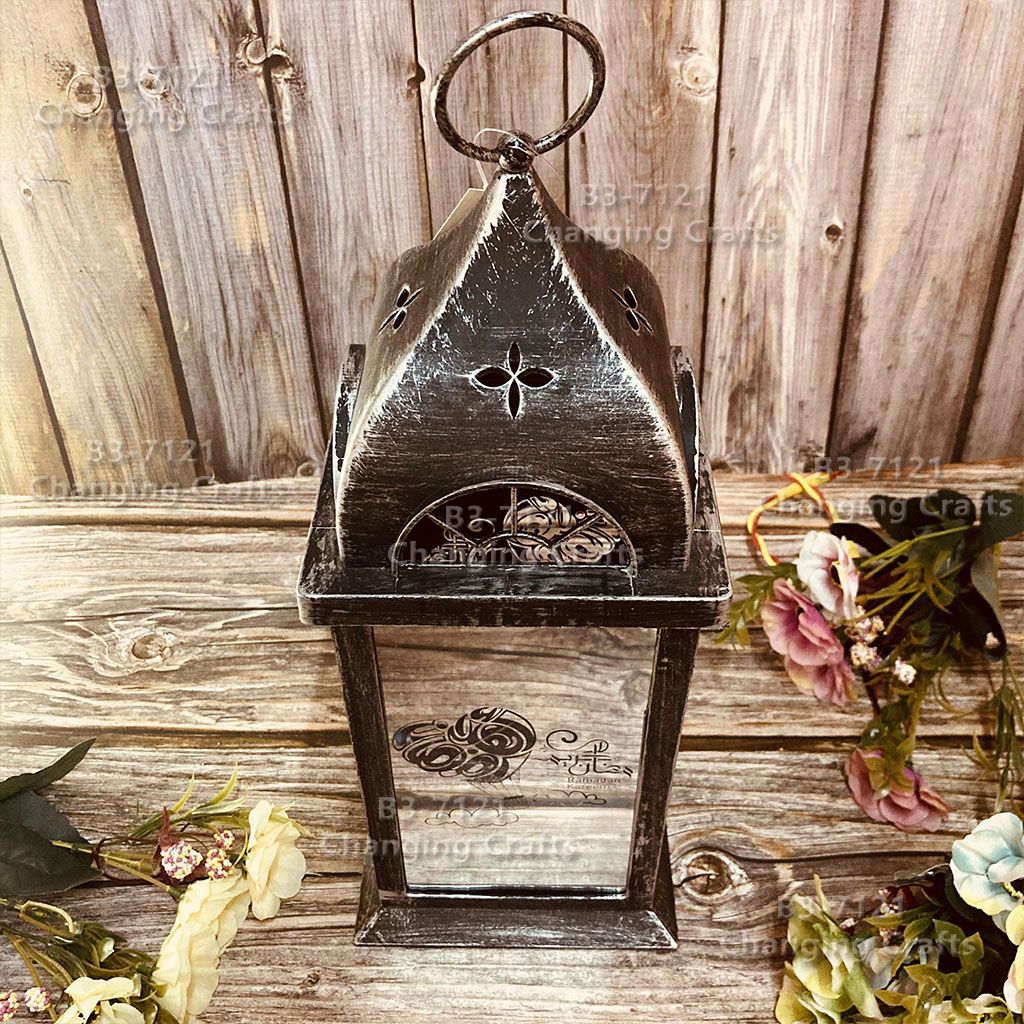 Cross-border antique-style Christmas and Ghost Festival wishing lanterns, ramadan decorative craft, wholesale small oil lamps for Ramadan Application Scenario
