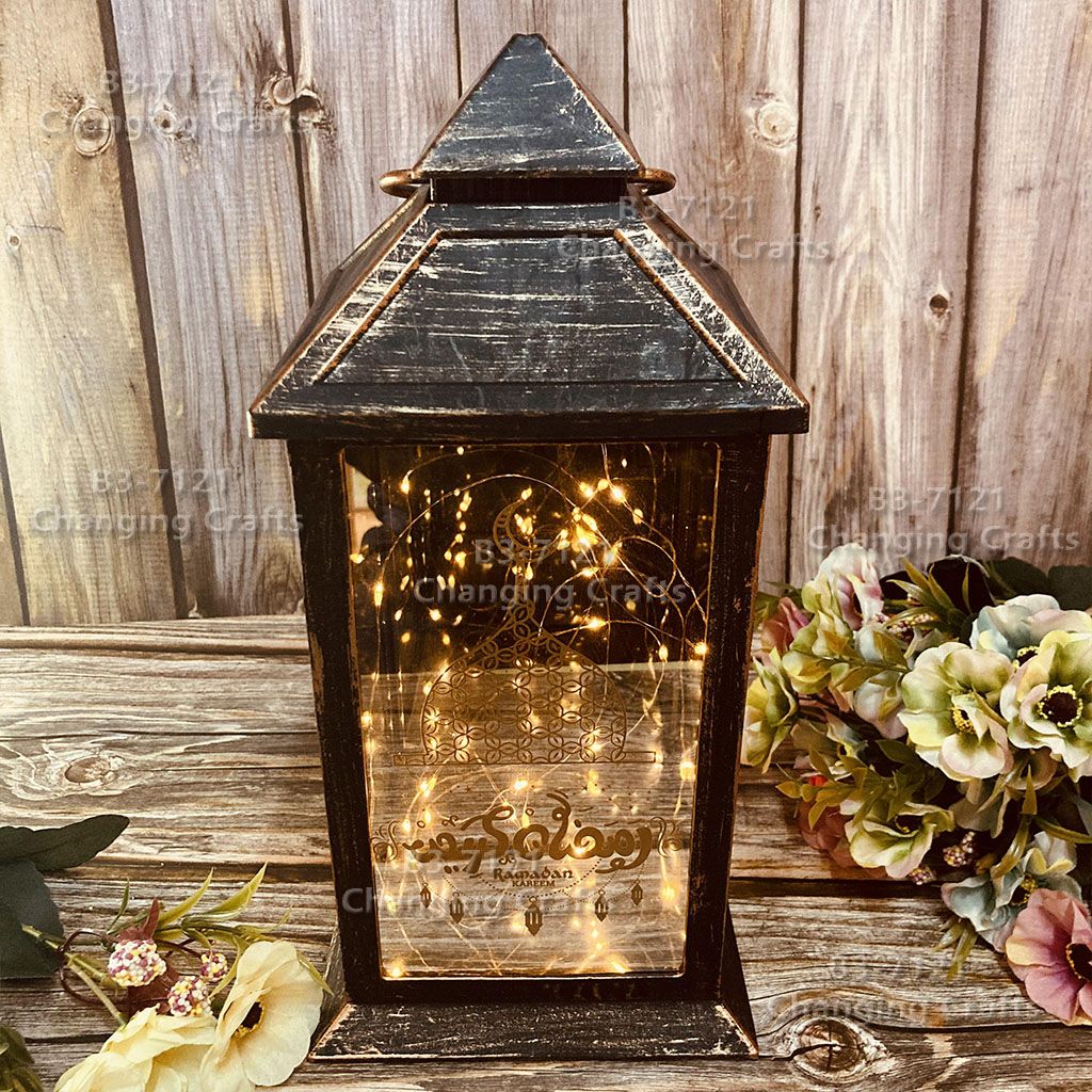 New decorative craft lantern eid mubarak, ramadan style lantern, cross-border exclusive supply details Picture