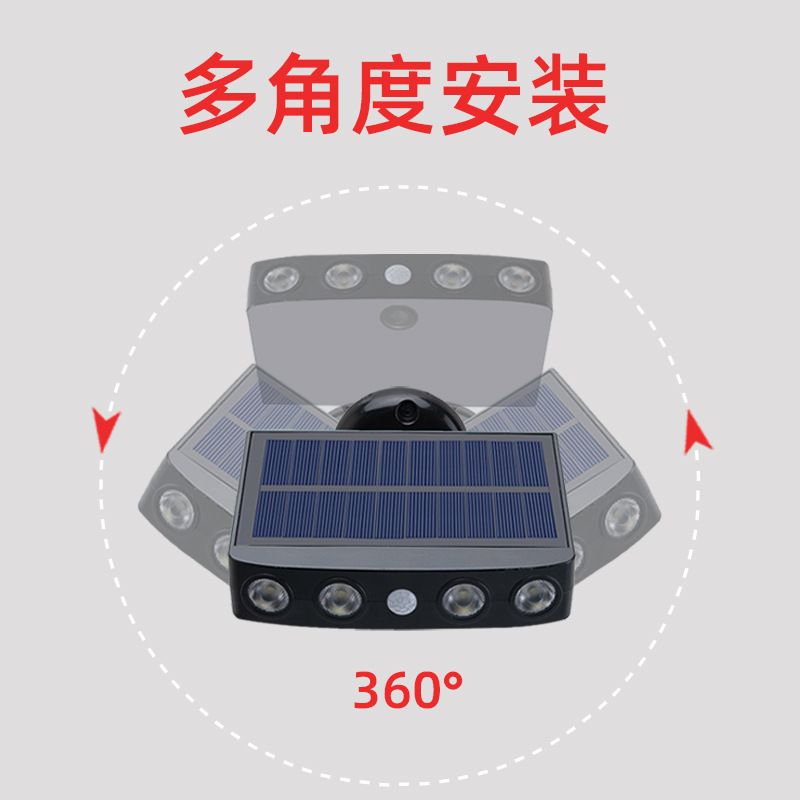 2020 new solar lamp outdoor household courtyard lawn garden wall lamp, rural outdoor lighting sensor street lamp Application Scenario
