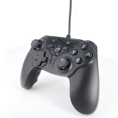 The Nintendo SWITCH wired controller features a screenshot and vibration function details Picture