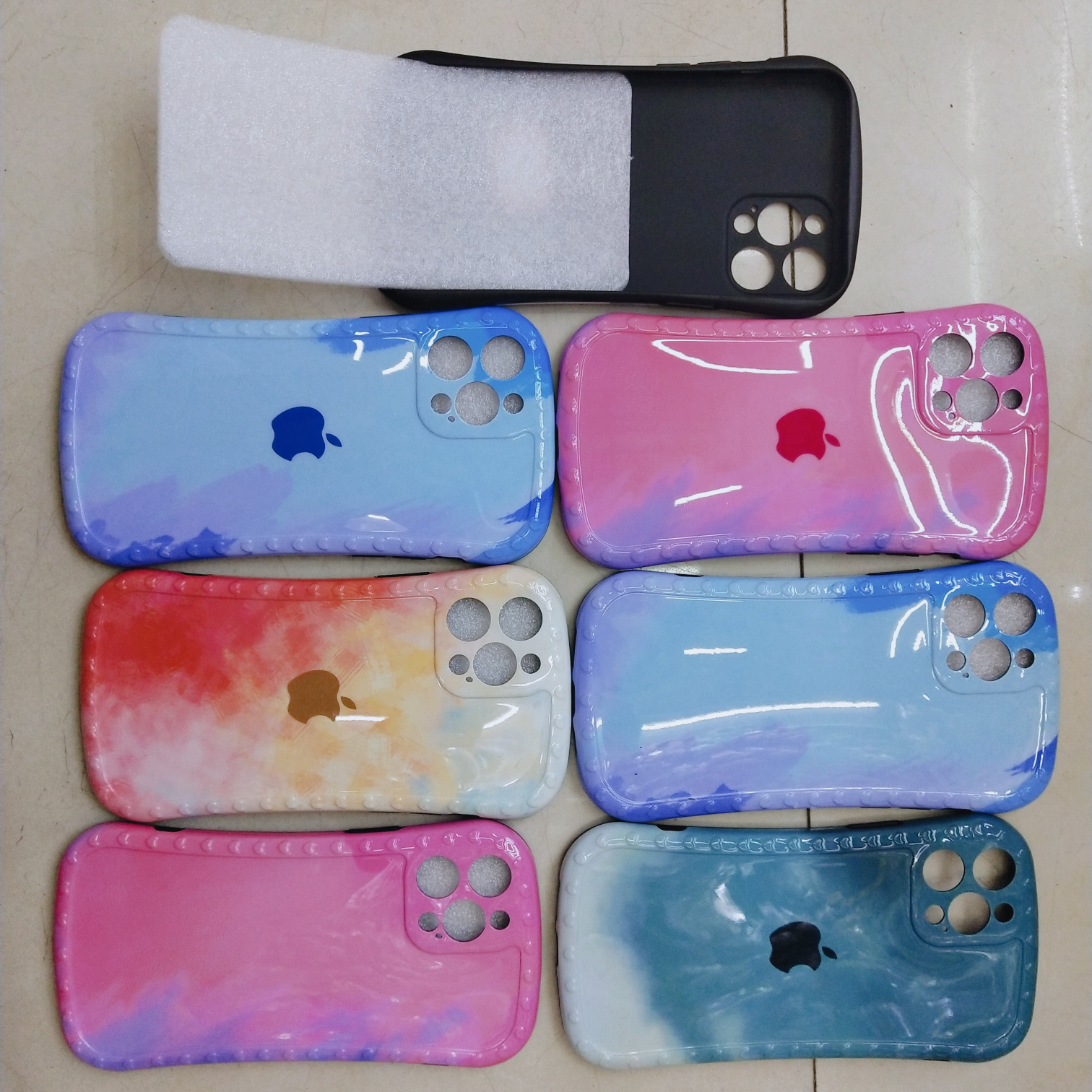 Love material half pack mobile phone case protective case