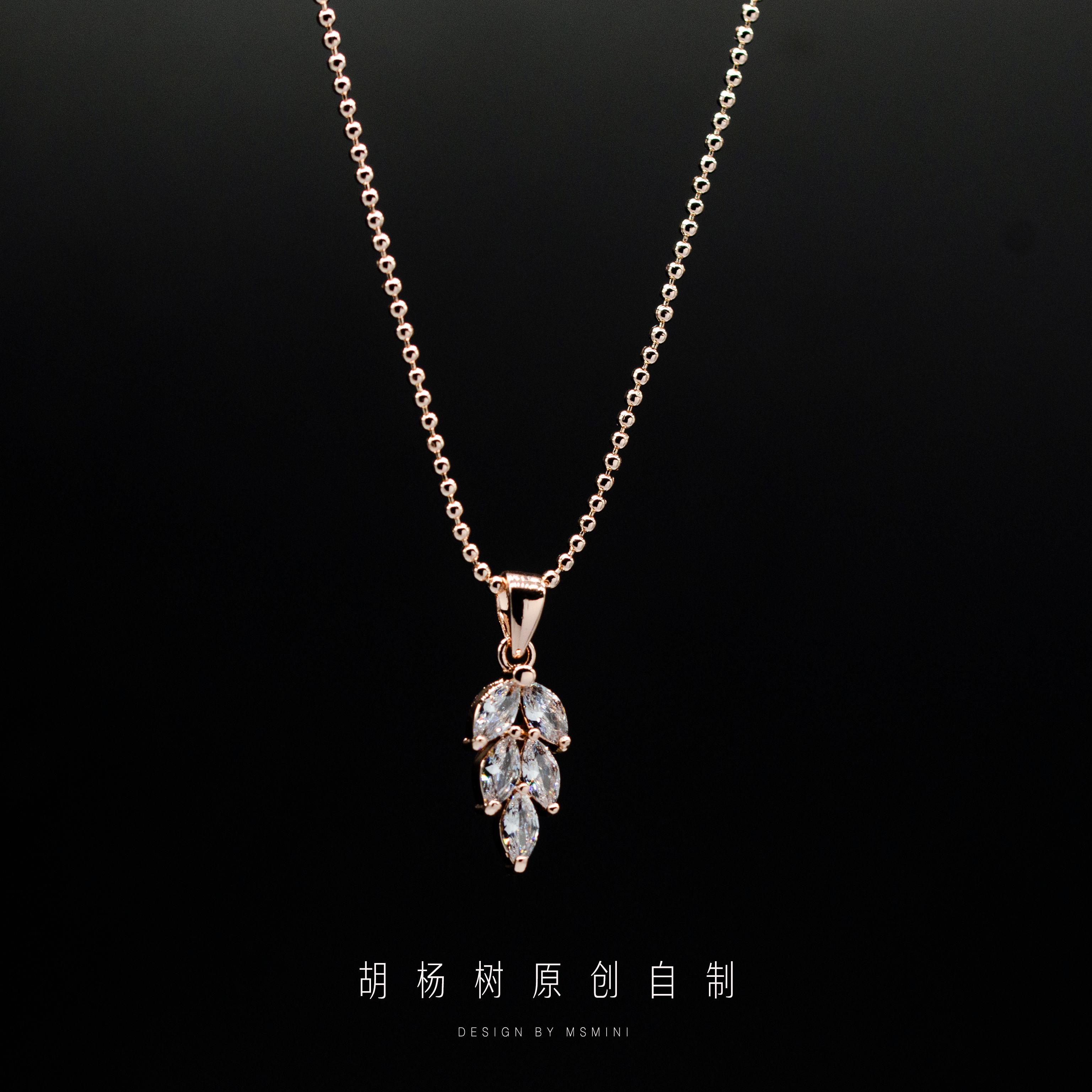 项链女/树叶产品图
