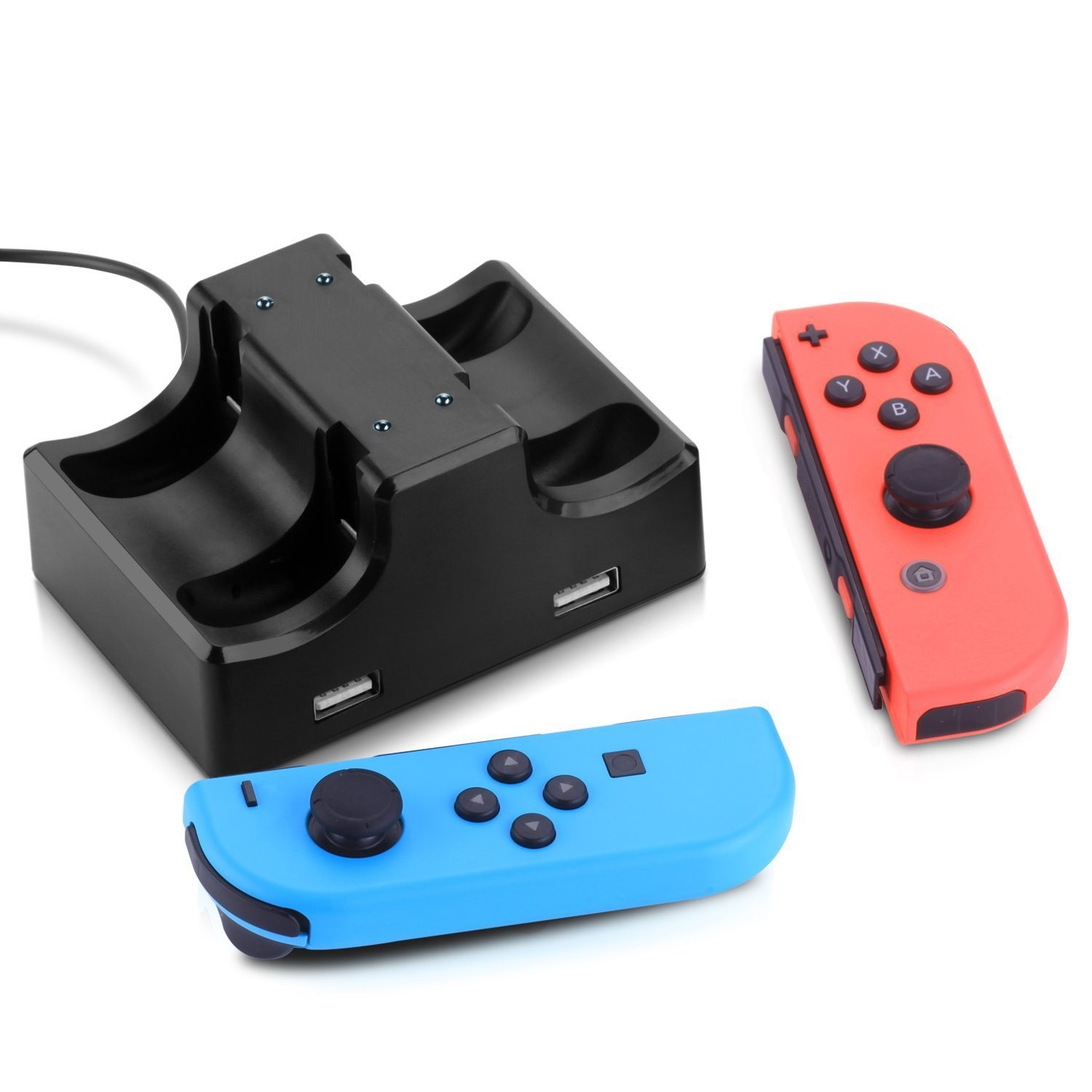 Nintendo Switch controller four-in-one charger, NS four-in-one charger, four small controller mounts, left and right controller mounts detail image 7