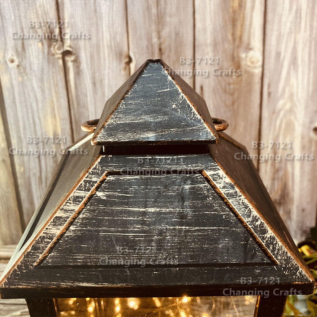 New decorative craft lantern eid mubarak, ramadan style lantern, cross-border exclusive supply Specification image