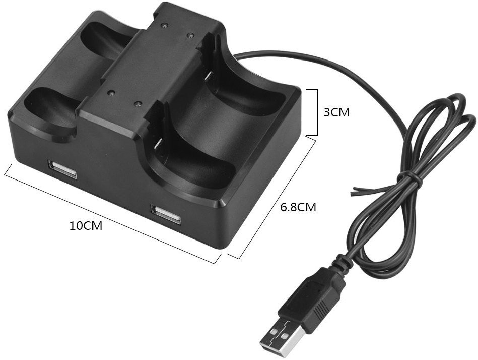 Nintendo Switch controller four-in-one charger, NS four-in-one charger, four small controller mounts, left and right controller mounts detail image 2