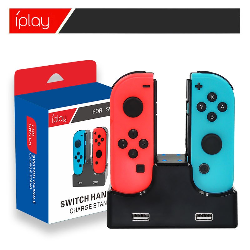 Nintendo Switch controller four-in-one charger, NS four-in-one charger, four small controller mounts, left and right controller mounts detail image 1