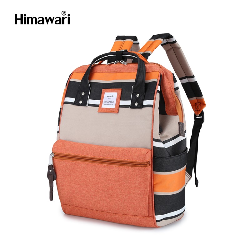 沐果箱包ABCD 日本双肩包大容量离家出走包时尚条纹款背包外贸爆款工厂现货详情图4