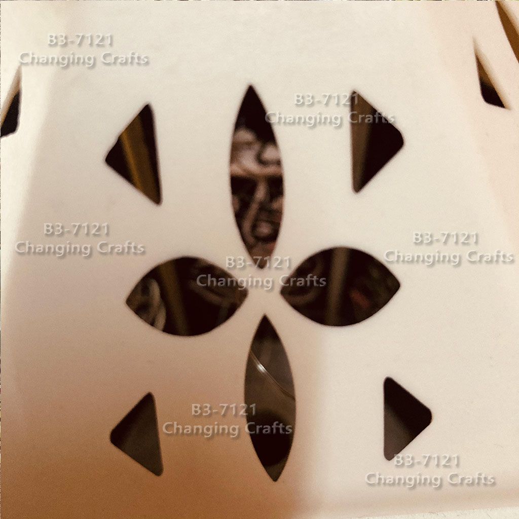 Ramadan plastic hexagonal antique lantern, kerosene lamp, wind lamp decoration process, electronic candles, creative ornaments, street stalls, imported LED lights, Christmas decoration Specification drawing