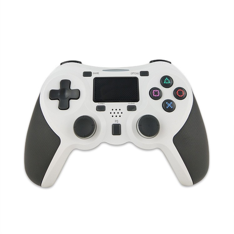 Private mold rubber PS4 wireless Bluetooth controller, available in 4 colors specifically for PS4 console game controllers detail image 3