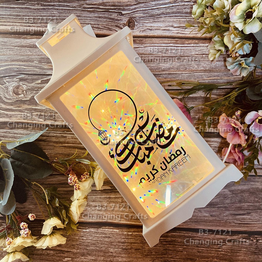 Ramadan, Christmas, plastic wind lamps, decorative craftsmanship, electronic candles, creative accessories, street goods, imported LED lights detail image 7