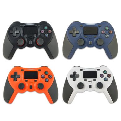 Private mold rubber PS4 wireless Bluetooth controller, available in 4 colors specifically for PS4 console game controllers