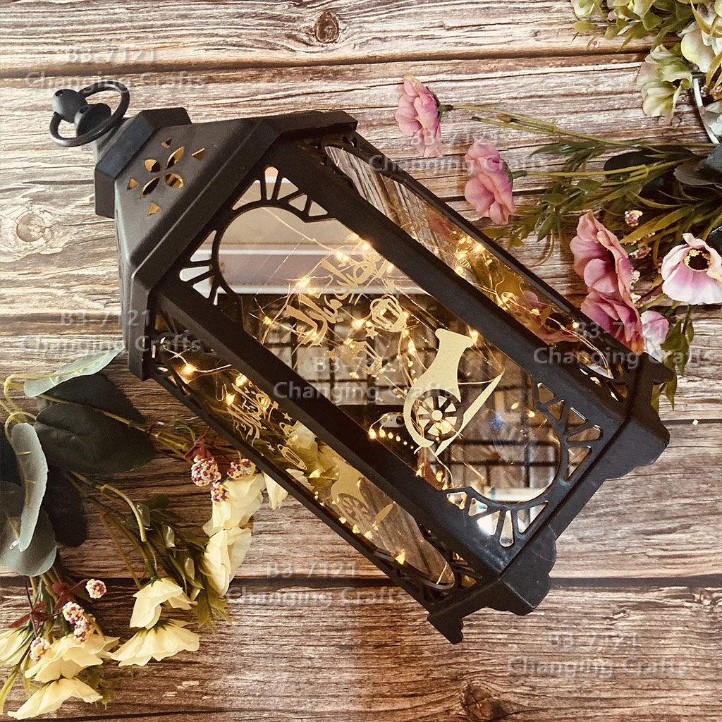 Cross-border wholesale of Ramadan Christmas wind lamps, LED electronic candles, Ramadan night lights, antique horse lanterns, decorative craft ornaments, craft ornaments, craft ornaments, craft ornaments, craft ornaments Application Scenario