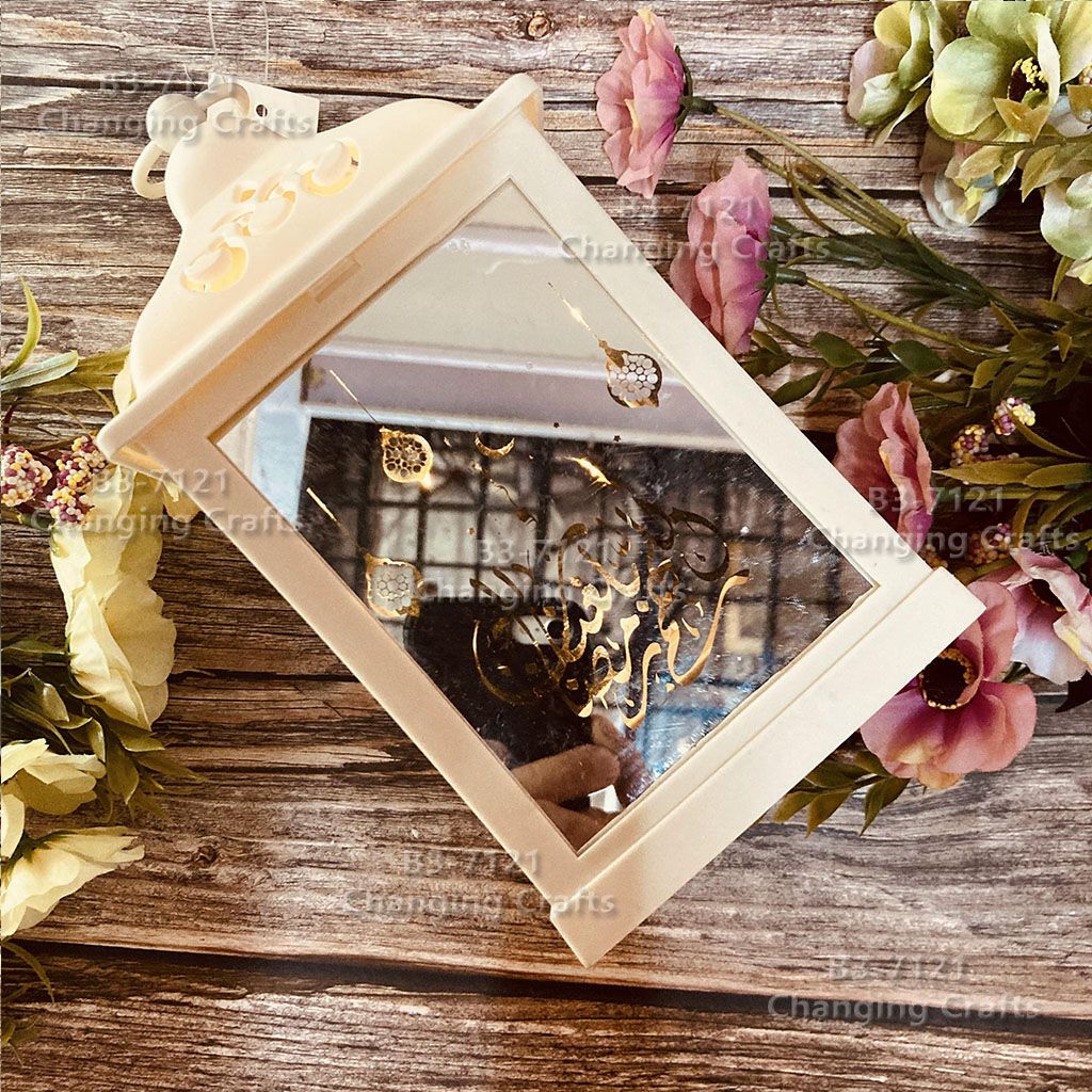 Ramadan wind lantern LED electronic candle Ramadan medium night lamp antique lantern decoration craft decoration piece million Christmas Ghost Festival decoration antique lantern kerosene lamp Application Scenario