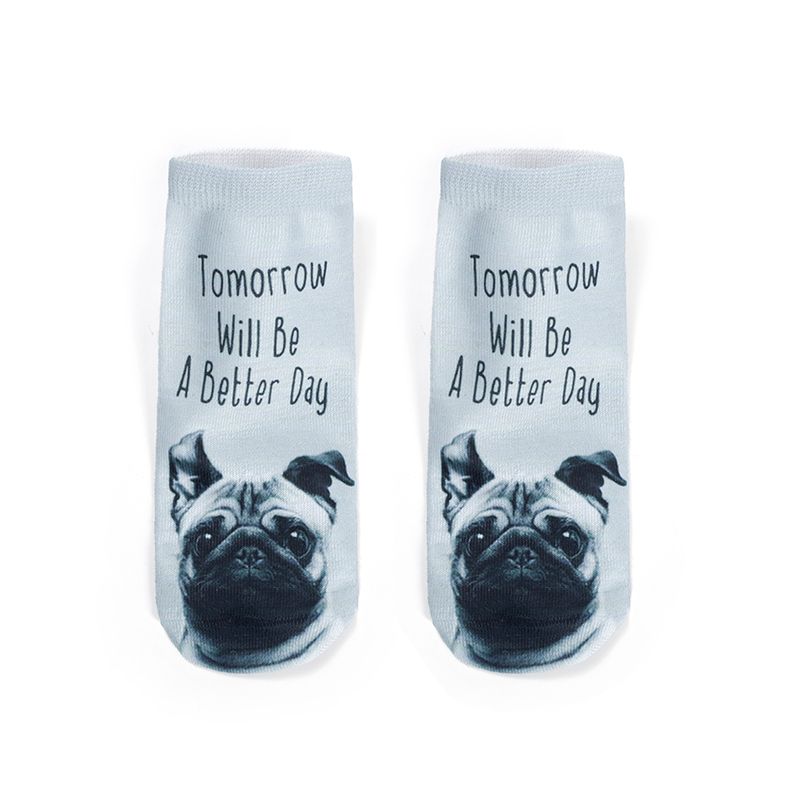  socks 3D printed deodorant sweat  animal dog socks thumbnail