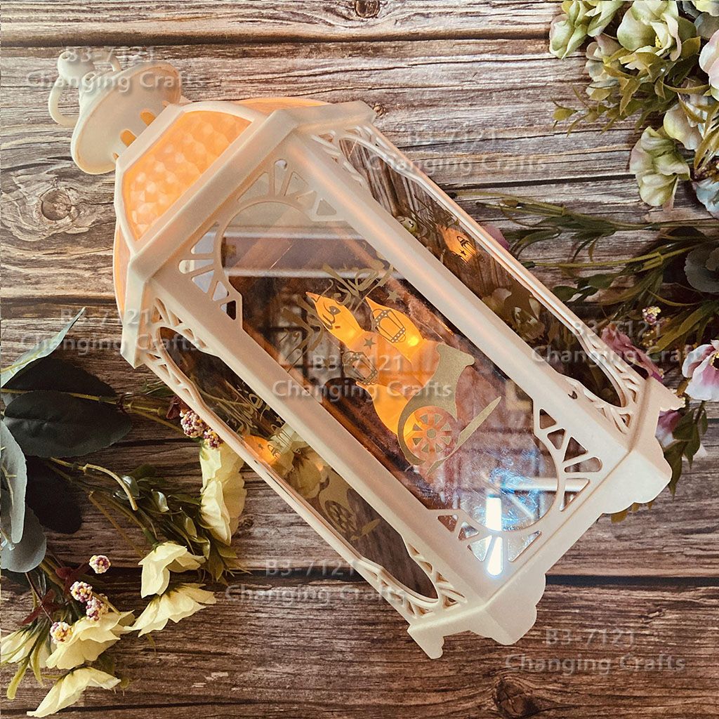 Lantern Ramadan Festival lantern Eid custom iron lantern decoration crafts Middle East Saudi Arabia Dubai lantern study hex Halloween Christmas decoration Item Picture