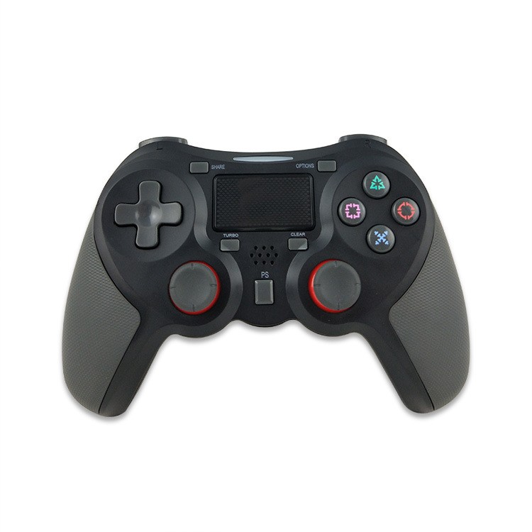 Private mold rubber PS4 wireless Bluetooth controller, available in 4 colors specifically for PS4 console game controllers detail image 2