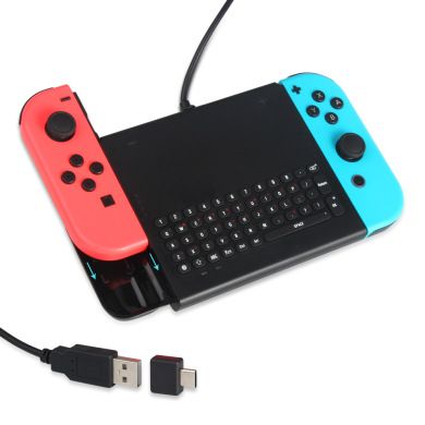 DOBE Nintendo Switch Joy-Con有线键盘NS聊天键盘握把可接底座产品图