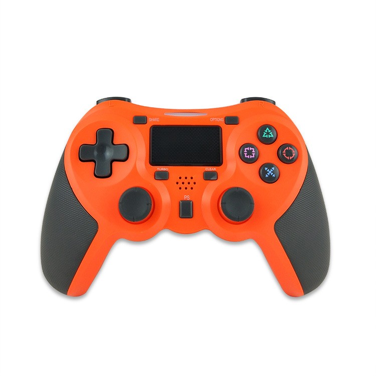 Private mold rubber PS4 wireless Bluetooth controller, available in 4 colors specifically for PS4 console game controllers detail image 4