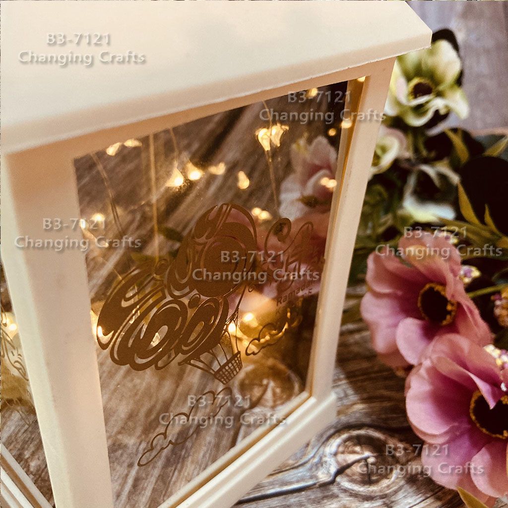 Ramadan plastic medium antique lantern, kerosene lamp, wind lamp decoration process, electronic candle, creative decoration, street stall goods, imported LED lamp, Christmas decoration Specification drawing