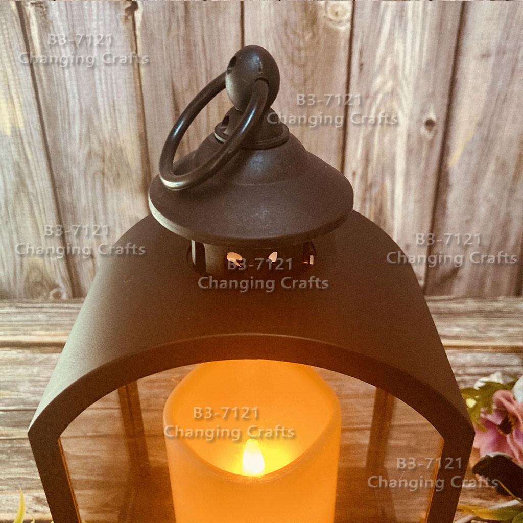Cross-border wholesale of Ramadan Christmas wind lamps, LED electronic candles, Ramadan night lights, antique horse lanterns, decorative craft ornaments RKZX033 detail image 19