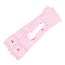 韩国VVC儿童卡通防晒冰袖粉色小兔子