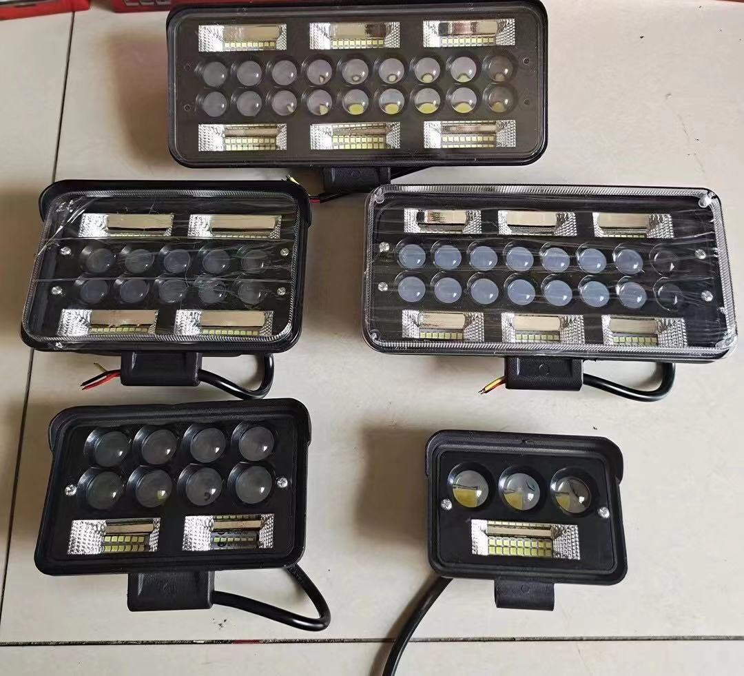 Truck LED light, 24V lens, laser work light, car headlight, 3-inch, 4-inch, 5-inch, 7-inch, 8-inch, 9-inch focused light details Picture