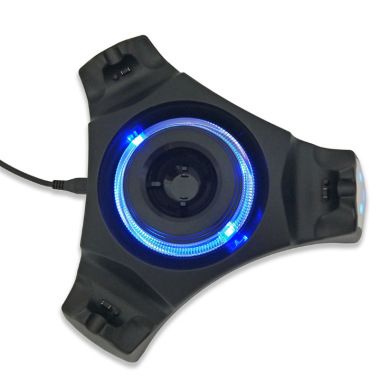 KJH PS4 Controller Blu-ray dock charger PS MOVE Charging base VR Single charger PS4 Controller Triangular charger details Picture
