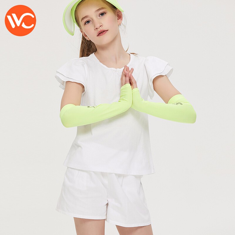 VVC儿童防晒冰袖白色详情图17