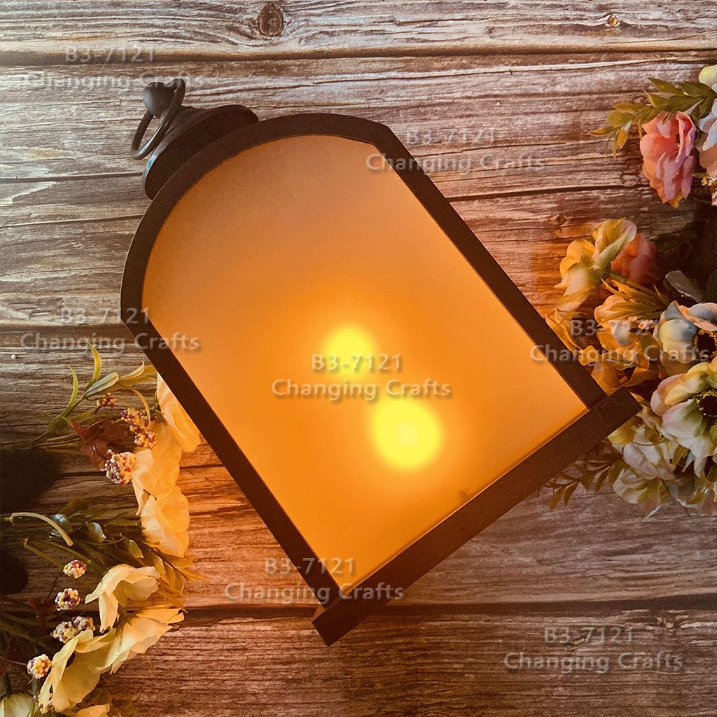 Cross-border antique simulation flame, Christmas Ghost Festival wishing wind lantern, ramadan decorative craft, wholesale small oil lamp, Ramadan RKZX037 Item Picture