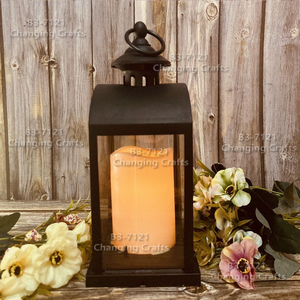 Cross-border wholesale of Ramadan Christmas wind lamps, LED electronic candles, Ramadan night lights, antique horse lanterns, decorative craft ornaments RKZX033 details Picture