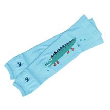 韩国VVC儿童防晒冰袖蓝色小鳄鱼
