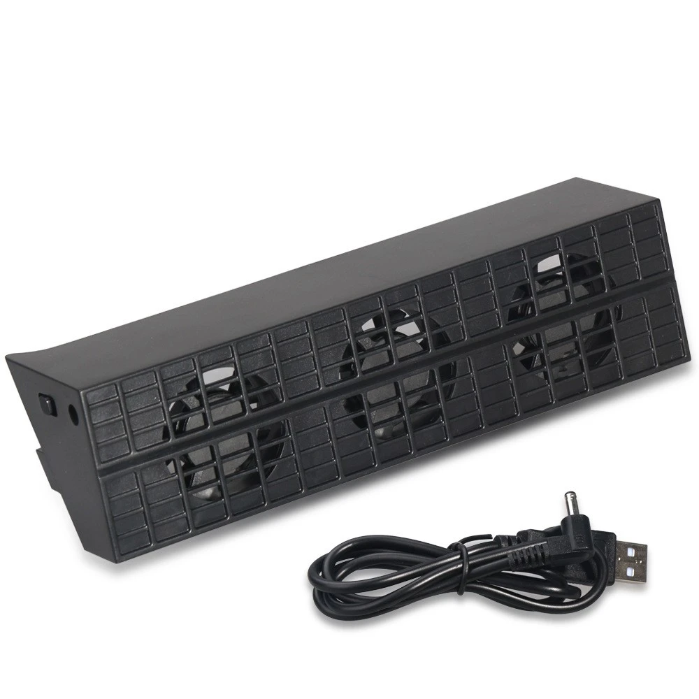 DOBE PS4SLIM Console Cooling Fan +HUB Set: PS4slim temperature-controlled fan +HUB Converter detail image 4