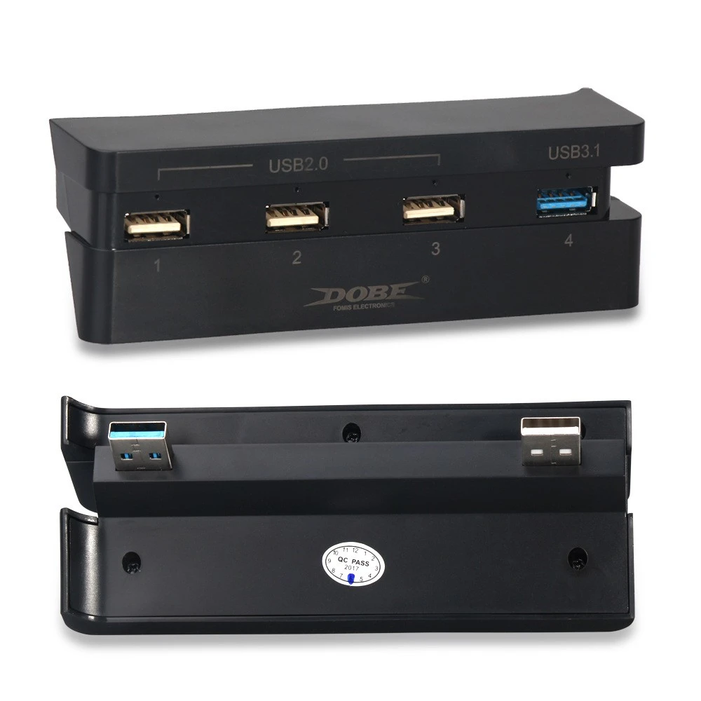 DOBE PS4SLIM Console Cooling Fan +HUB Set: PS4slim temperature-controlled fan +HUB Converter detail image 5