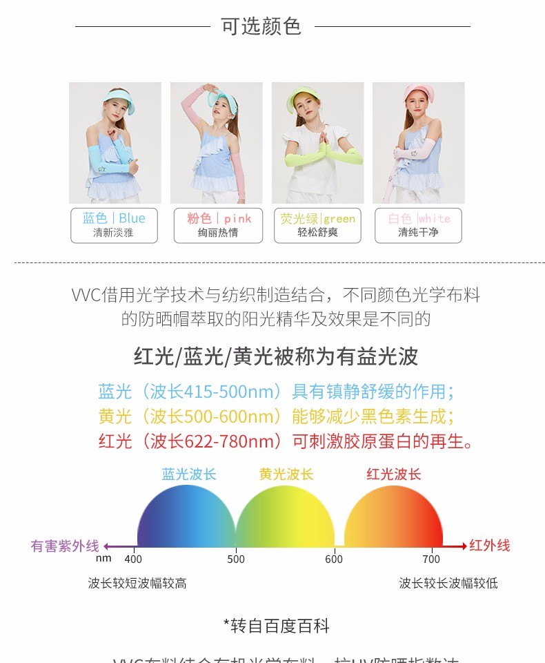 VVC儿童防晒冰袖三款详情图11
