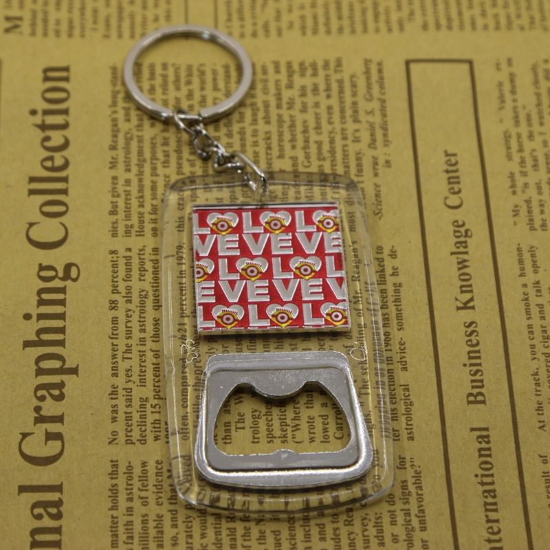 Yiwu factory direct sales keychains, foreign trade Marine acrylic plastic beer and soda bottle openers, fridge magnets 1 Application Scenario