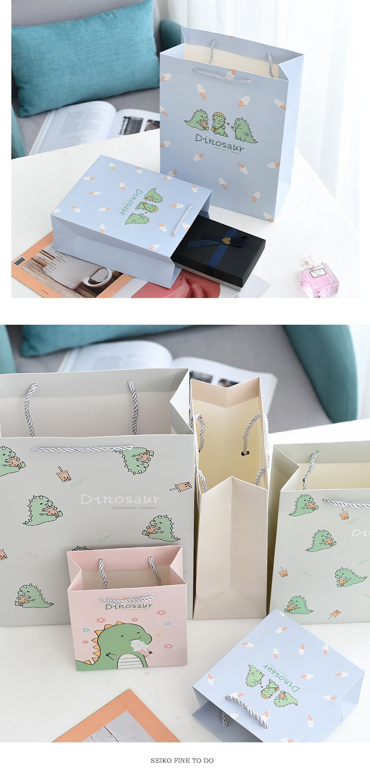 9036小恐龙卡通礼品袋详情3