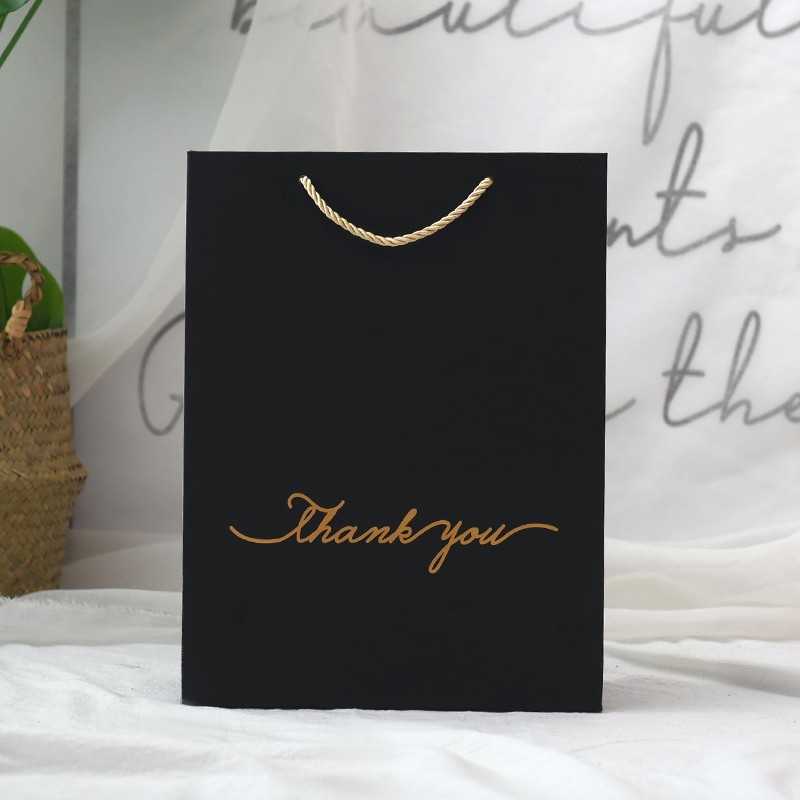 Boutique Hot Stamping Business Gift Bag Specification drawing