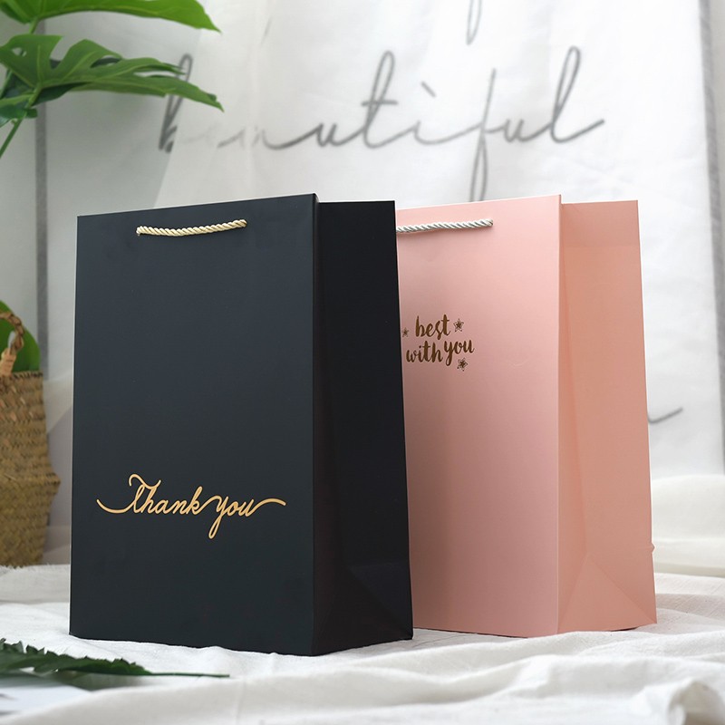 Boutique Hot Stamping Business Gift Bag details Picture