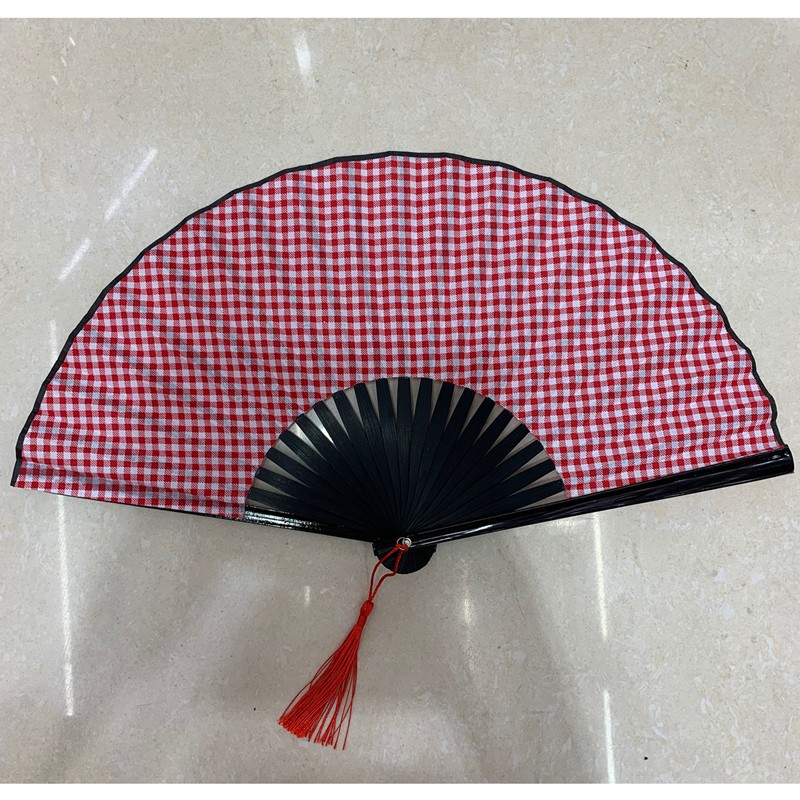 工厂直销批发手工和风扇子女式中国风折扇古典汉服喷绘竹扇舞蹈扇漆边小花扇详情图6