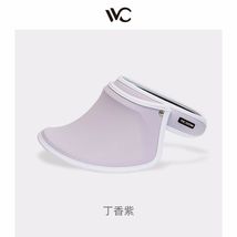 韩国VVC防晒帽女淡紫色