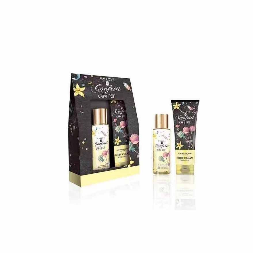 New foreign trade perfume body perfume spray perfume durable perfume spray and body lotion set full figure