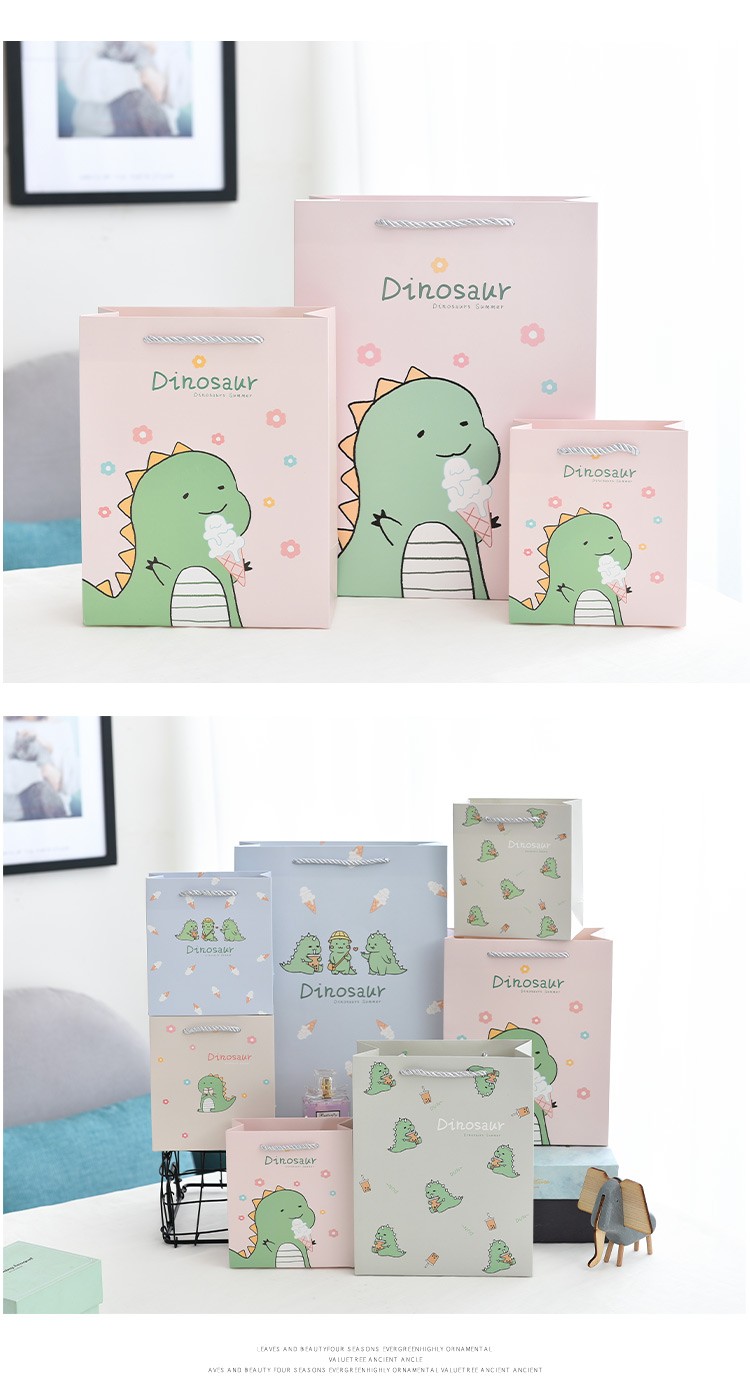 9036小恐龙卡通礼品袋详情2
